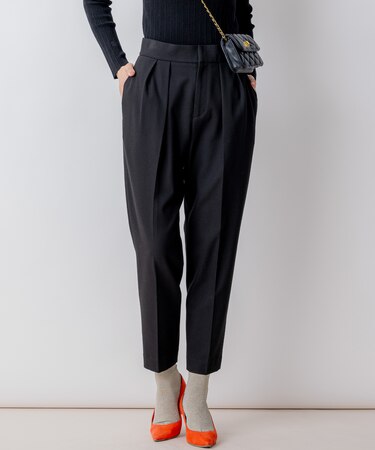 2WAYウォームストレッチ テーパード パンツ