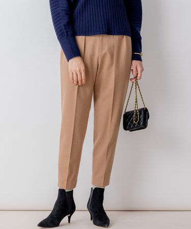2WAYウォームストレッチ テーパード パンツ