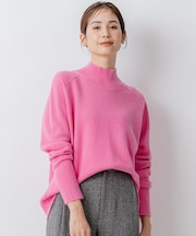 【8色展開・WEB限定】ウールカシミヤミックス ハイネック ニット