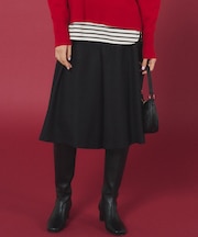 【WEB一部店舗限定】ウールジョーゼット キュロットパンツ