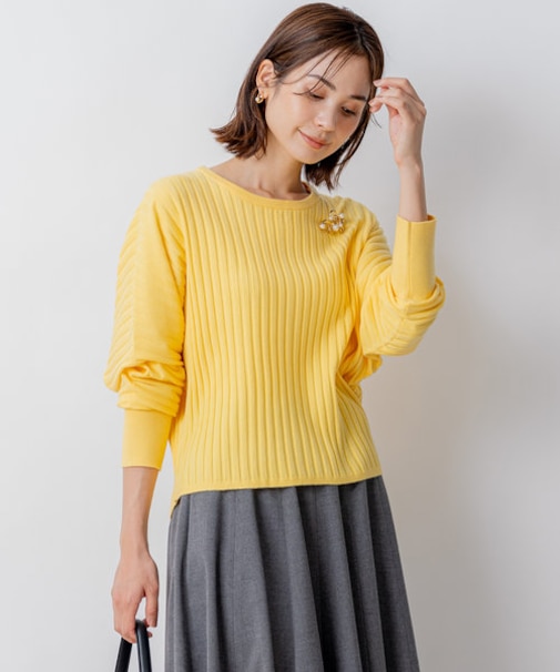 BOREROリブドルマン ニット