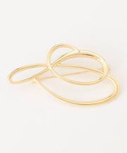 メタルフープブローチ