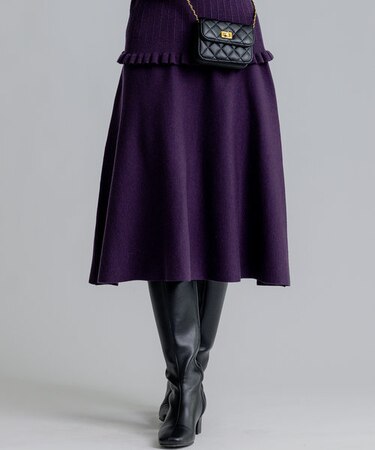 ニットフレア スカート