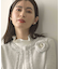 ツイードパールコサージュ