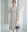 【WEB限定カラーあり】ボリュームスリーブシャツワンピース