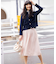 【洗える・シワになりにくい】カラーボイル シアーフレアスカート