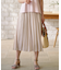 【WEB限定】シアープリーツライクシフォン パンツ