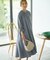 【WEB限定】クレープストレッチ シャツワンピース