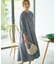 【WEB限定】クレープストレッチ シャツワンピース