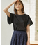 【UVケア・接触冷感】GIZAプレーティング天竺フリルスリーブ Tシャツ