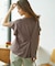 【UVケア・接触冷感】GIZAプレーティング天竺フリルスリーブ Tシャツ