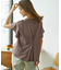 【UVケア・接触冷感】GIZAプレーティング天竺フリルスリーブ Tシャツ