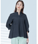 【WEB限定】ナイロンレーヨン スキッパーブラウス