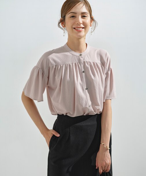 【速乾】ドライタッチ フレア袖トップス