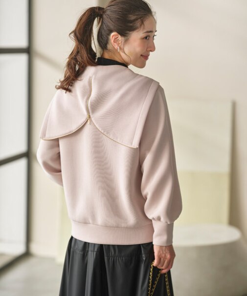 ダンボールジャージー ジップアップパーカー