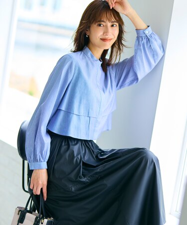 【WEB限定色あり】フルコーデフリルシャツ