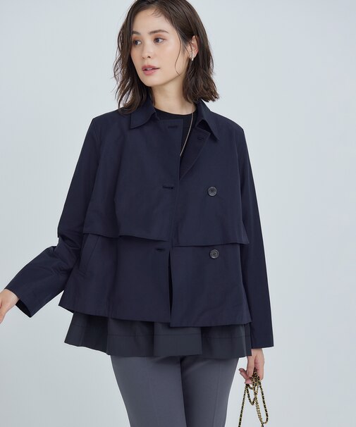 タイプライター ショートトレンチコート