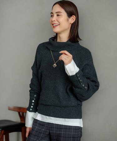 【WEB限定・2SET】オフショル風NEWツイン ニット