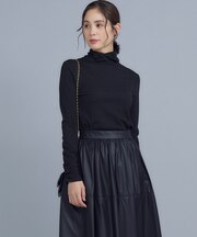 ラメシアーリブタートル カットソー