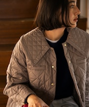 【洗える・中綿】2WAYキルト コート