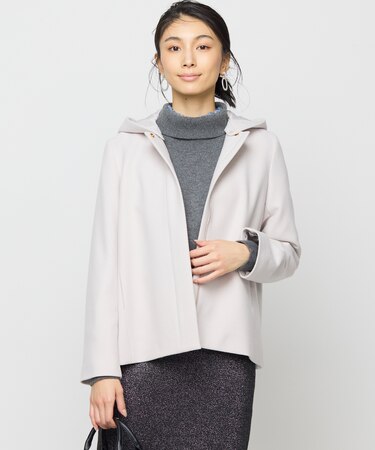 【2WAY】ウールモッサ ショートコート