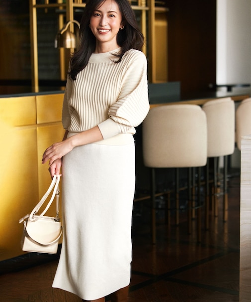 【Oggiコラボ】きらきらラメニットスカート