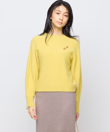 【手洗い可】フラッフィー ファーニット