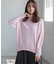 【手洗い可】ウールカシミヤミックス ロールネックニット