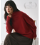 【手洗い可】ウールカシミヤミックス ロールネックニット