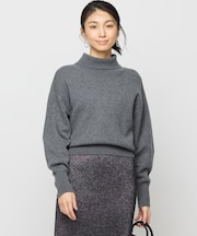 【2WAY・WEB限定】ウールカシミヤミックス ハイネックニット