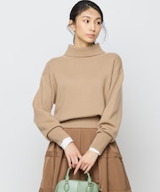 【2WAY・WEB限定】ウールカシミヤミックス ハイネックニット