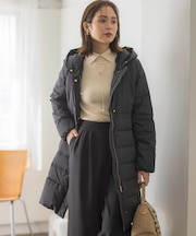 【洗える】ライトタフタロングダウンコート