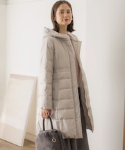 【洗える】ライトタフタロングダウンコート