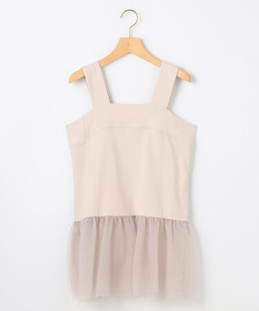 チュールレイヤードタンク