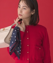 ハートドットシルク スカーフ