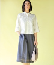 ラメオーガンジー スカート