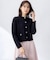 【WEB限定・接触冷感・UVカット】ビジューニット ジャケット