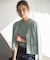 【WEB限定・接触冷感・UVカット】ビジューニット ジャケット