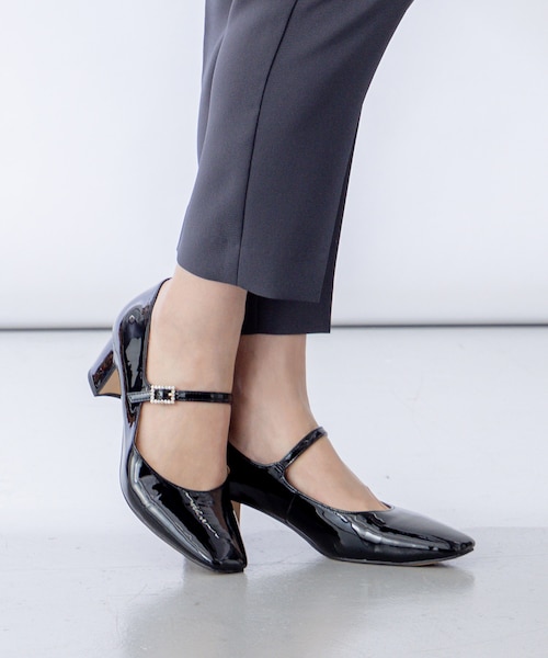 miumiu ビジュー メリージェーンパンプス Miu Miu メリージェーン パンプス | ニュートラル | FARFETCH JP