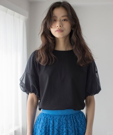 【WEB限定】チュールポンチドッキング Tシャツ