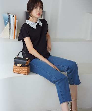 ミッドデニム パンツ