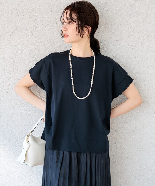 GIZAコットンドルマンスリーブ Tシャツ