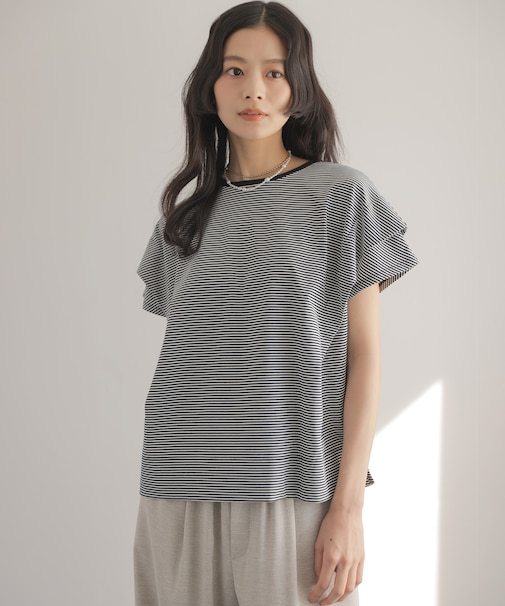 GIZAコットンドルマンスリーブ Tシャツ