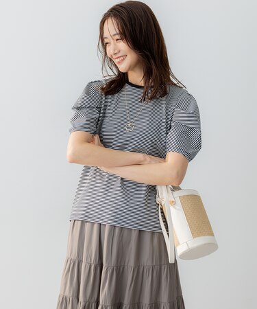 GIZAコットンタックスリーブ Tシャツ