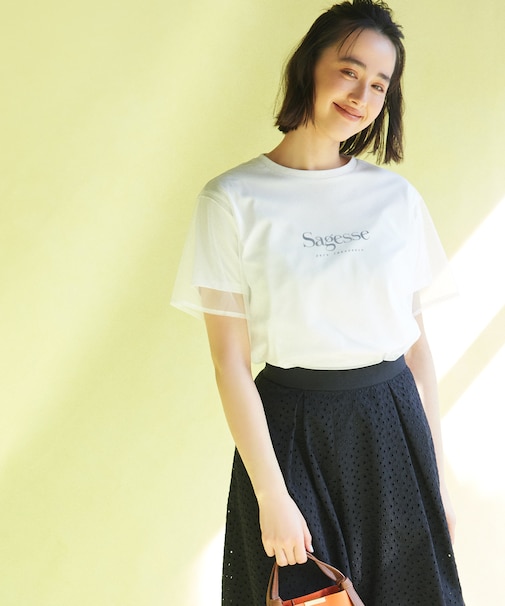 チュールロゴ Ｔシャツ
