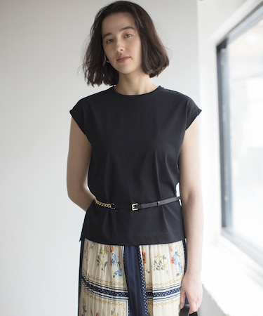 フレンチスリーブカットソー