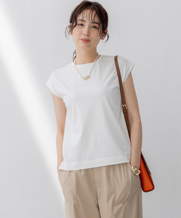 フレンチスリーブカットソー