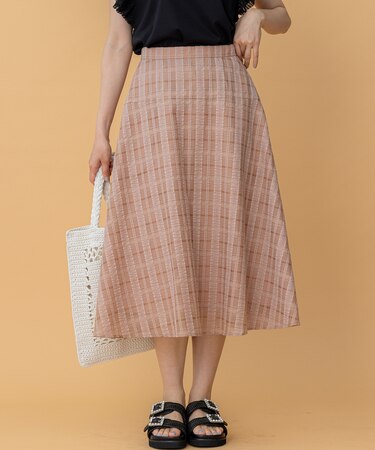 ラメシアーチェック スカート