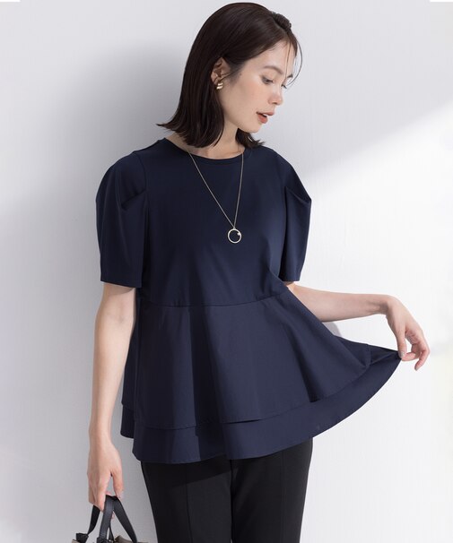 シャツコンビティアード カットソー