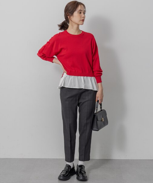 ハンサムツイルテーパード パンツ